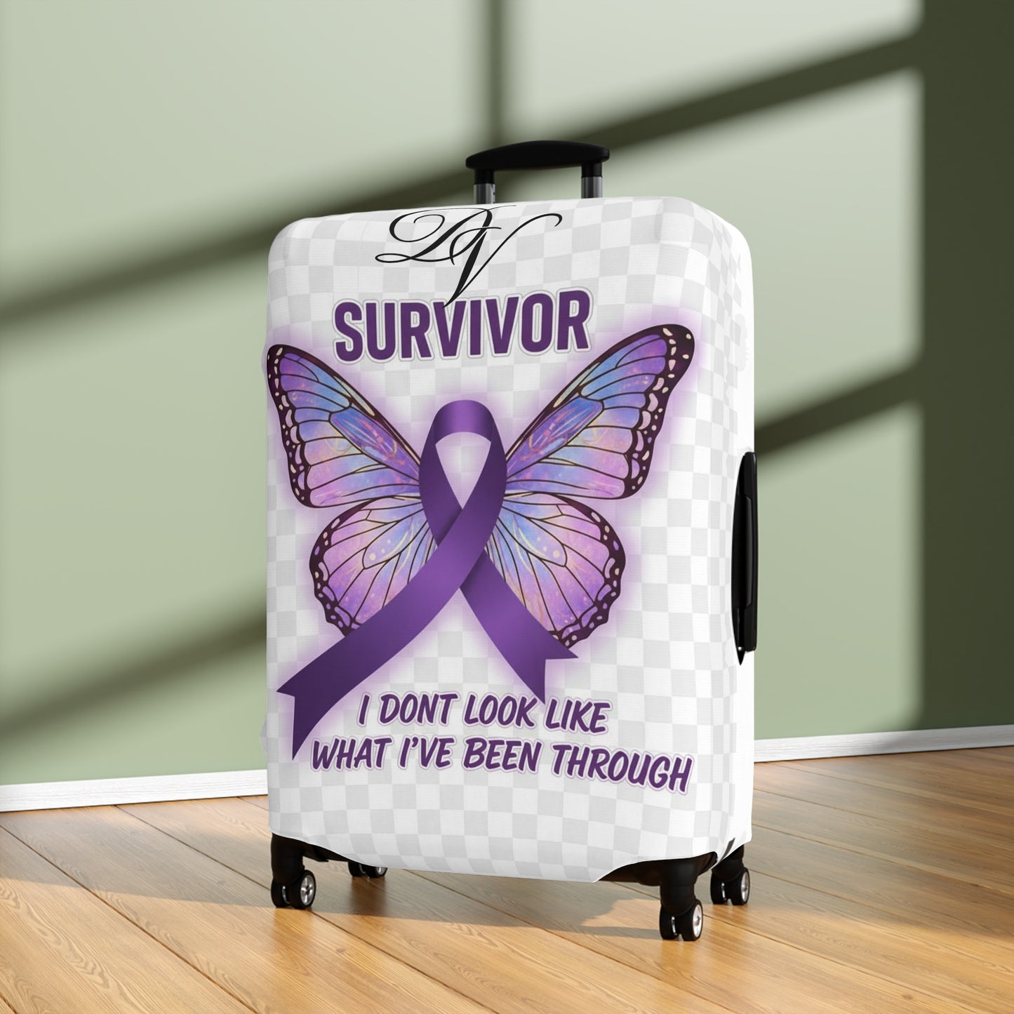 Survivor Luggage Cover I Don’t Look Like What I’ve Been Through