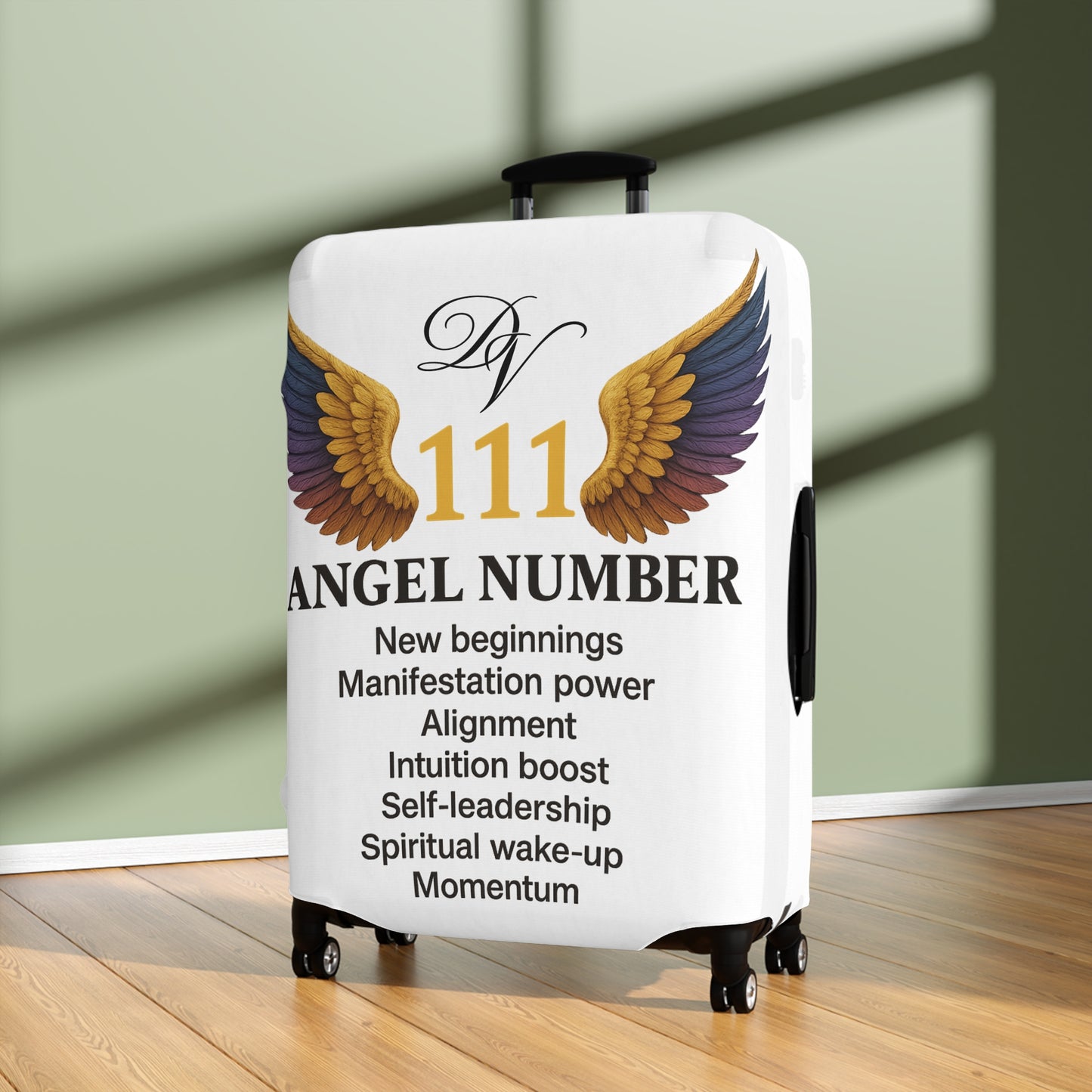 111 Angel Number Luggage Cover