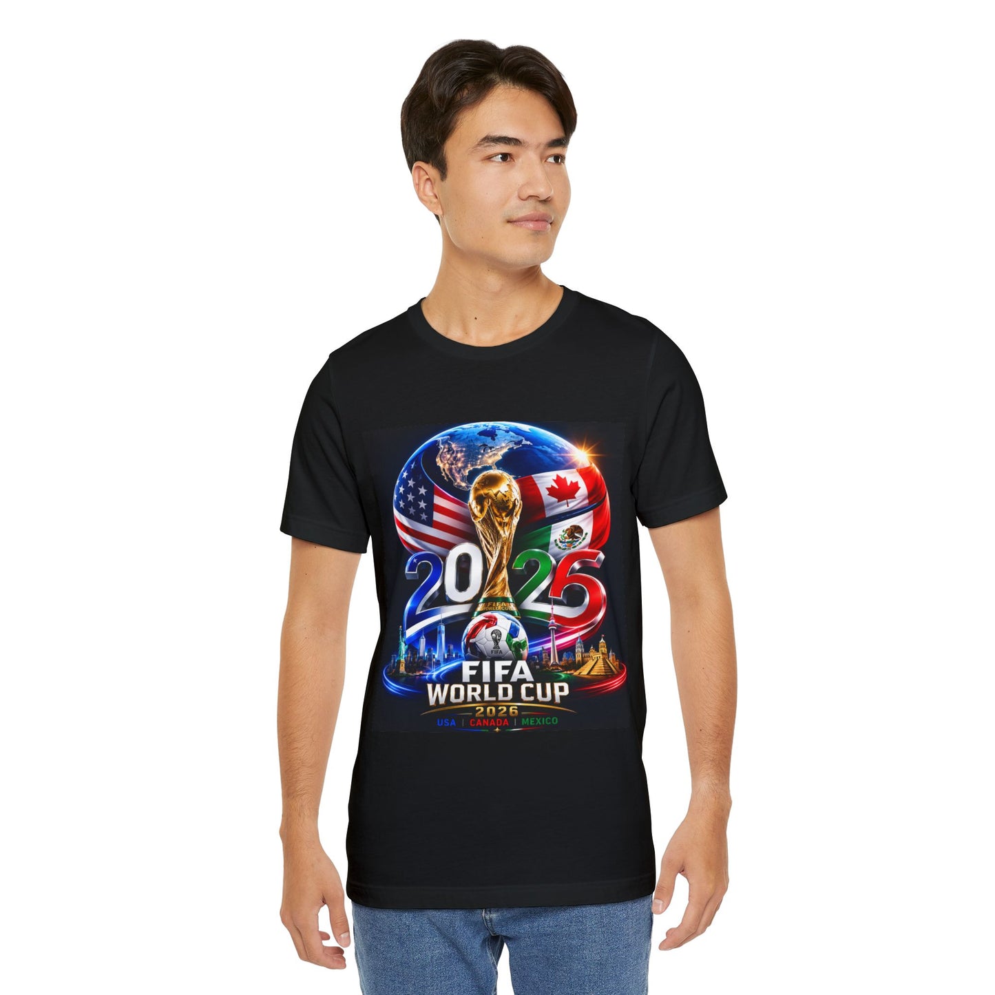 2026 FIFA World Cup T-Shirt — USA & Canada Host Soccer Fan Tee
