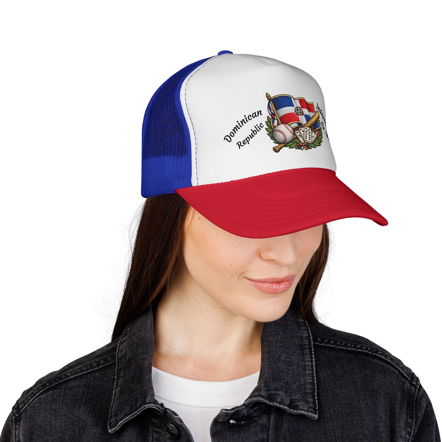 Dominican Republic Independence of 1844 Trucker Cap
