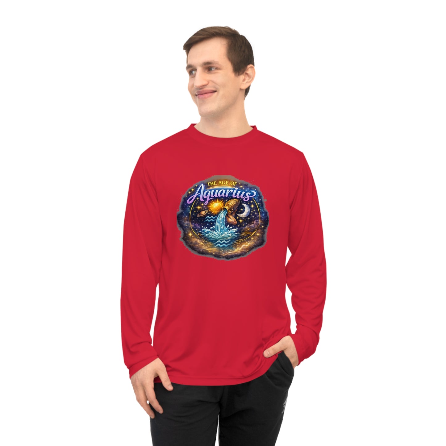 Aquarius Zodiac Long Sleeve Shirt