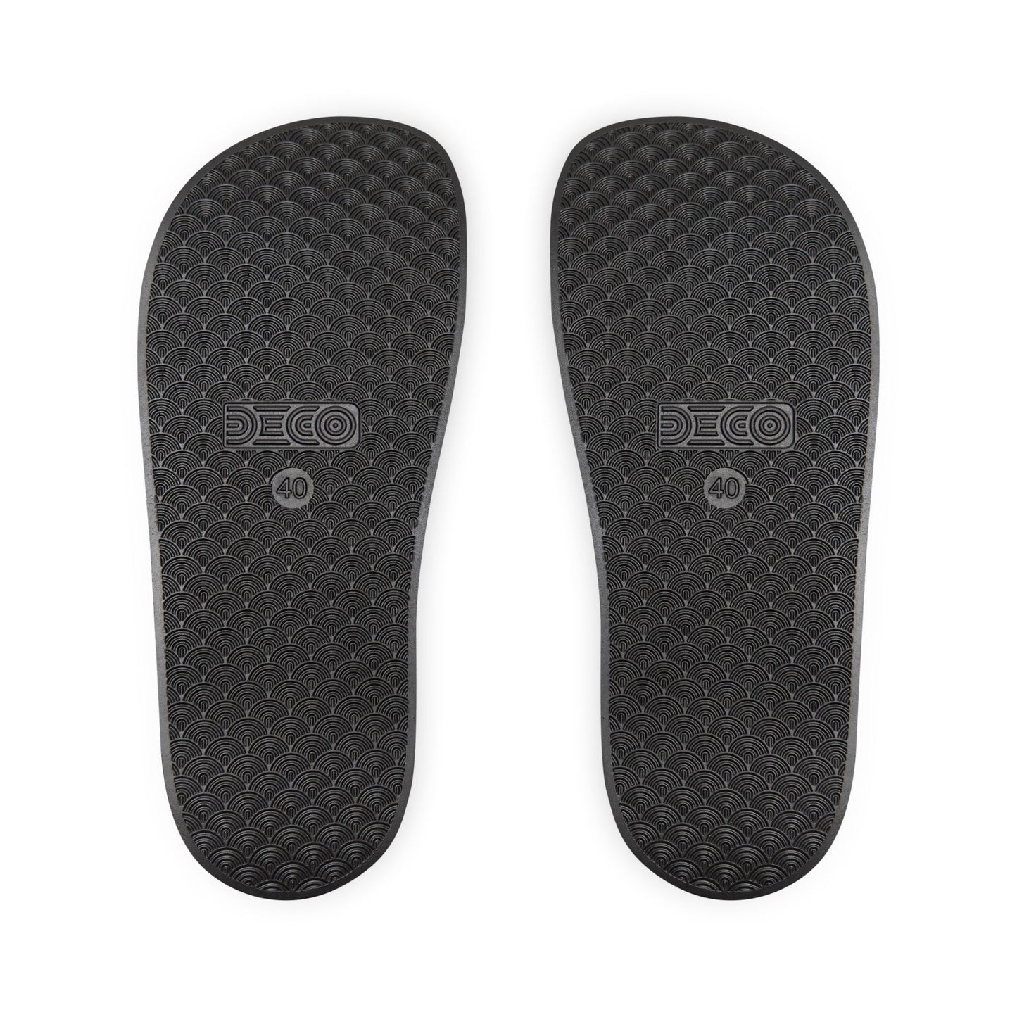 Domestic Violence Awarness Purple Ribbon Slide Sandals — Women's Removable-Strap Slides