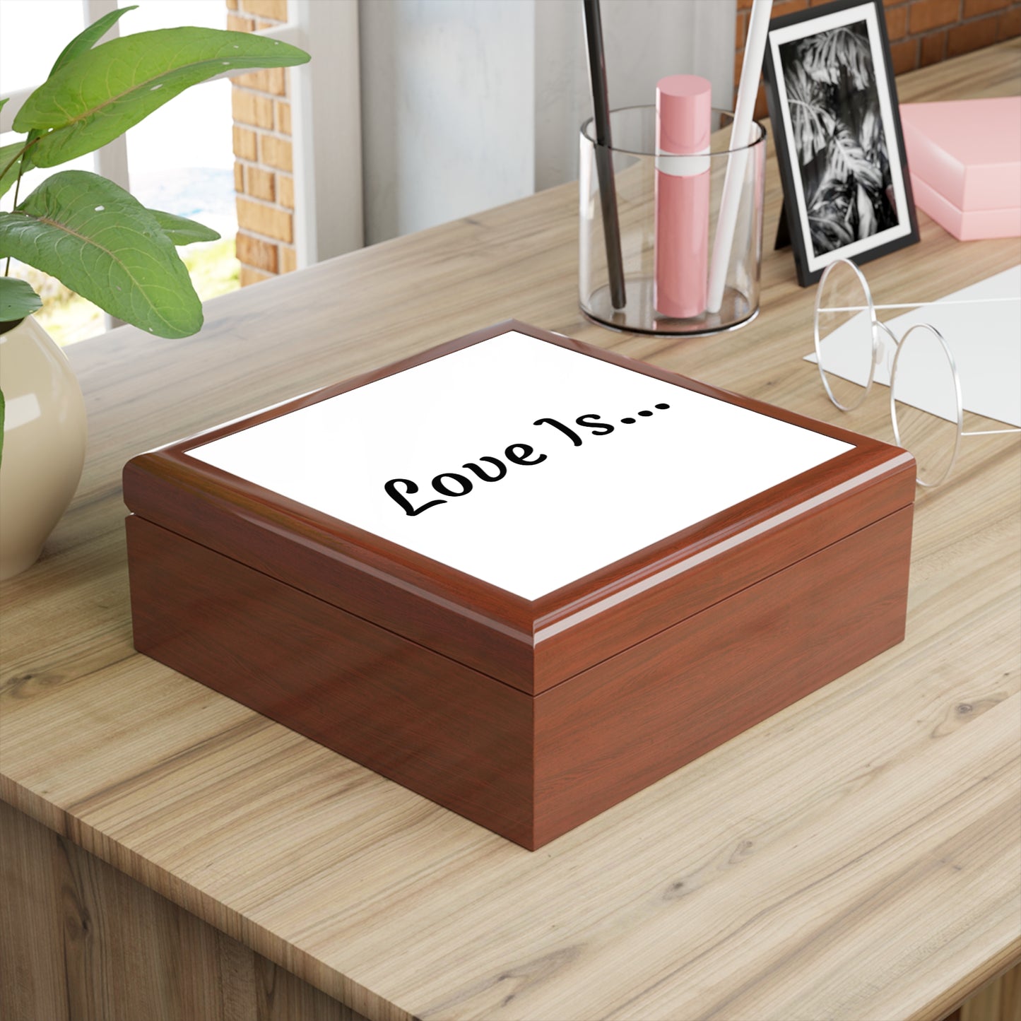 Love Is... Jewelry Box – Romantic Keepsake Gift for Couples