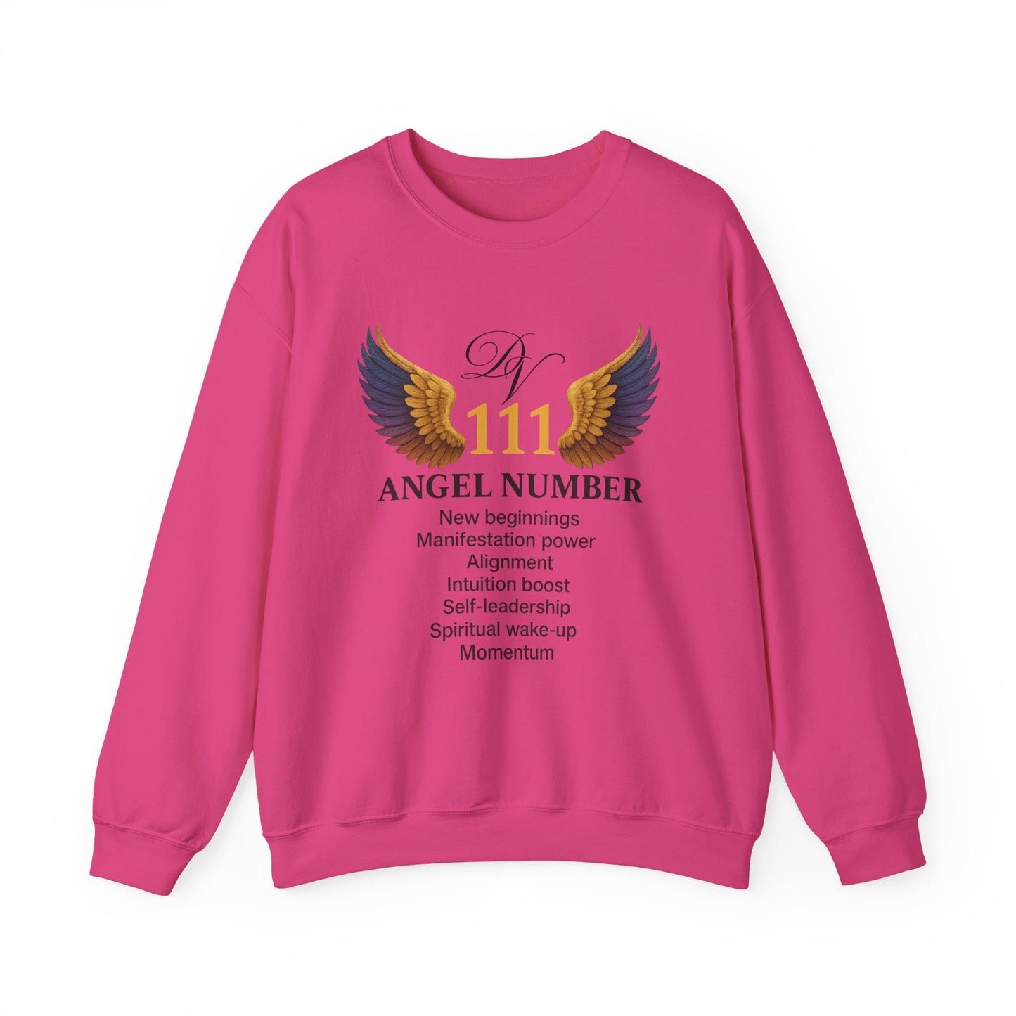 Angel Number 111 Spiritual Awakening Crewneck Manifestation & Alignment