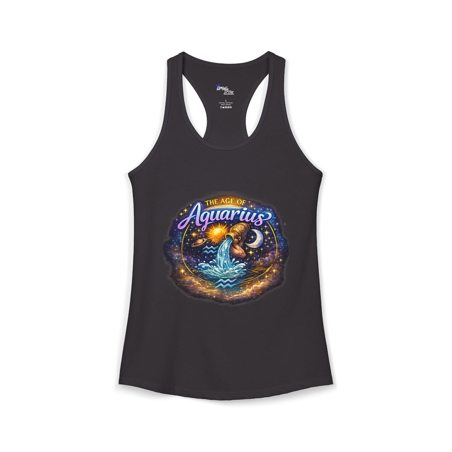 Womens Age of aqaurius Racerback Tank