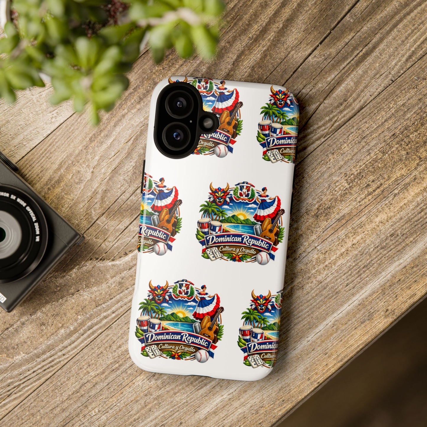 Dominican Republic Tropical Patriot Travel iPhone Cover