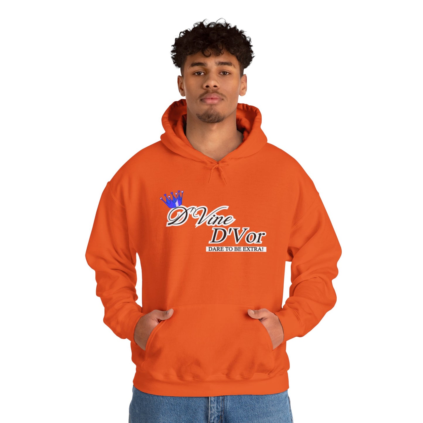 DVine DVor Dare to Be Extra Crown Logo Pullover
