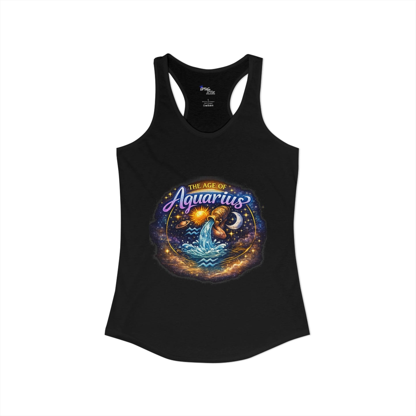 Womens Age of aqaurius Racerback Tank