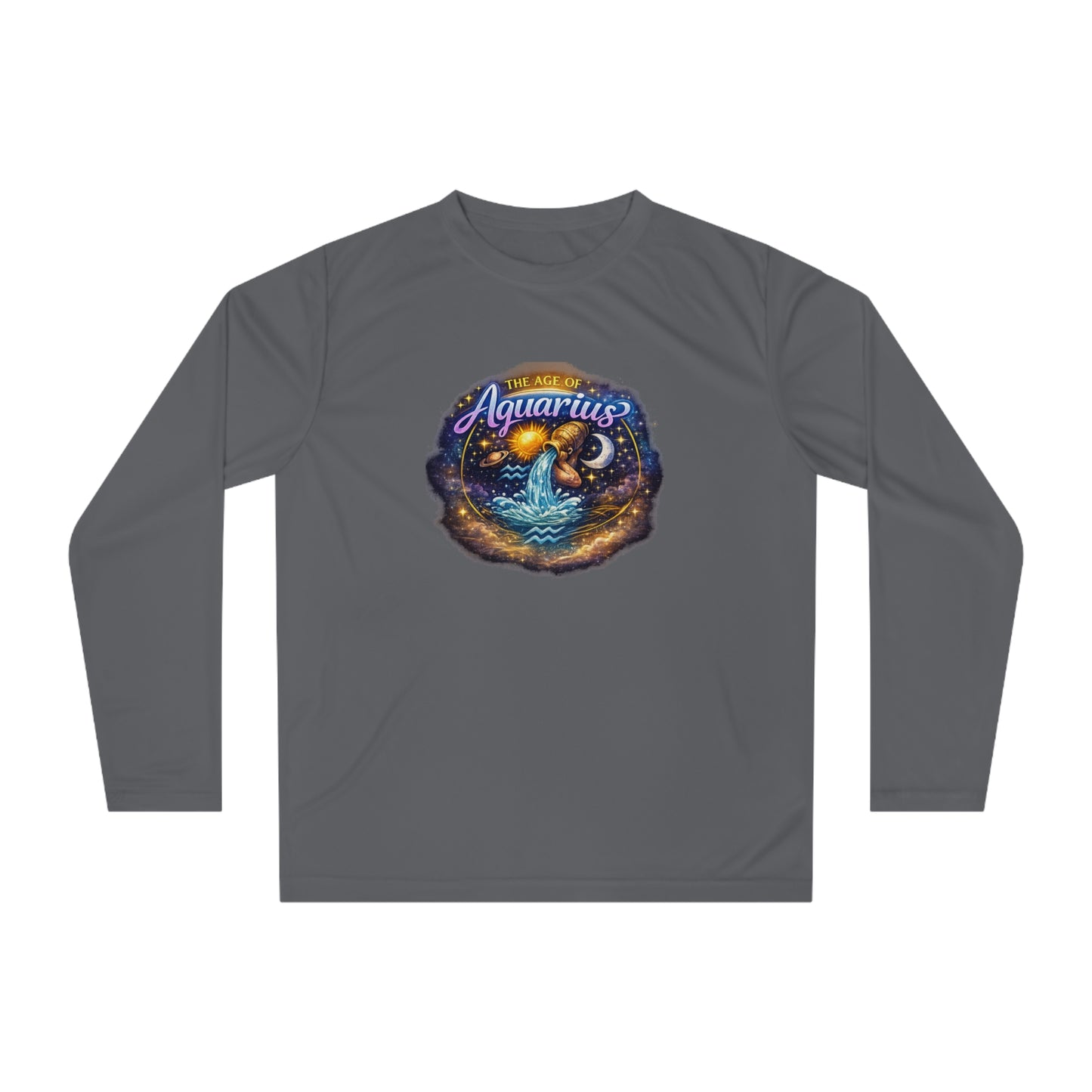 Aquarius Zodiac Long Sleeve Shirt