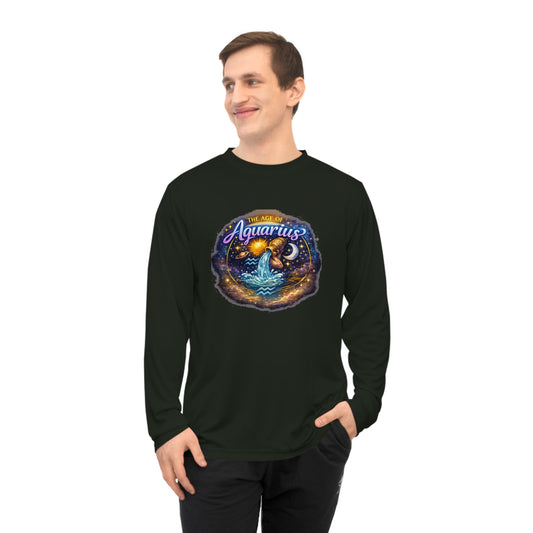 Aquarius Zodiac Long Sleeve Shirt