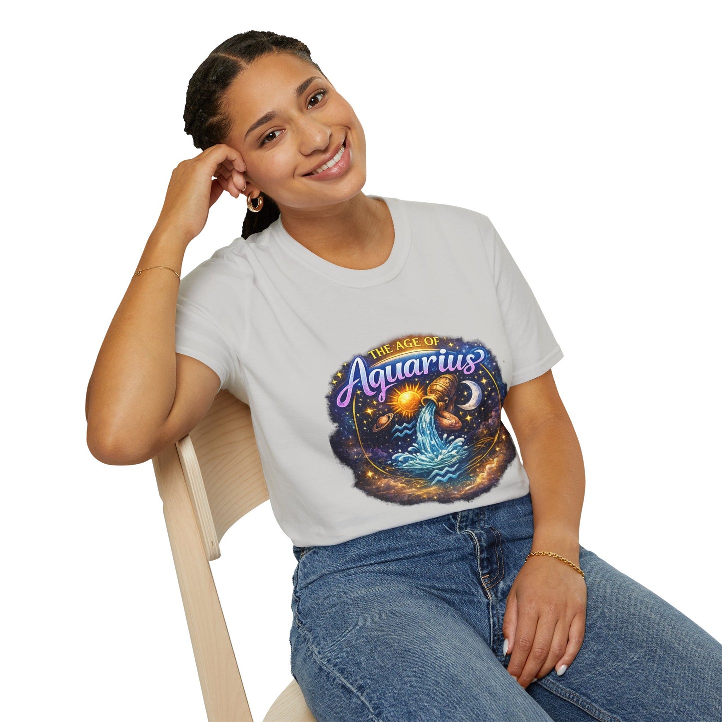 The Age of Aquarius Celestial Water-Bearer Tee