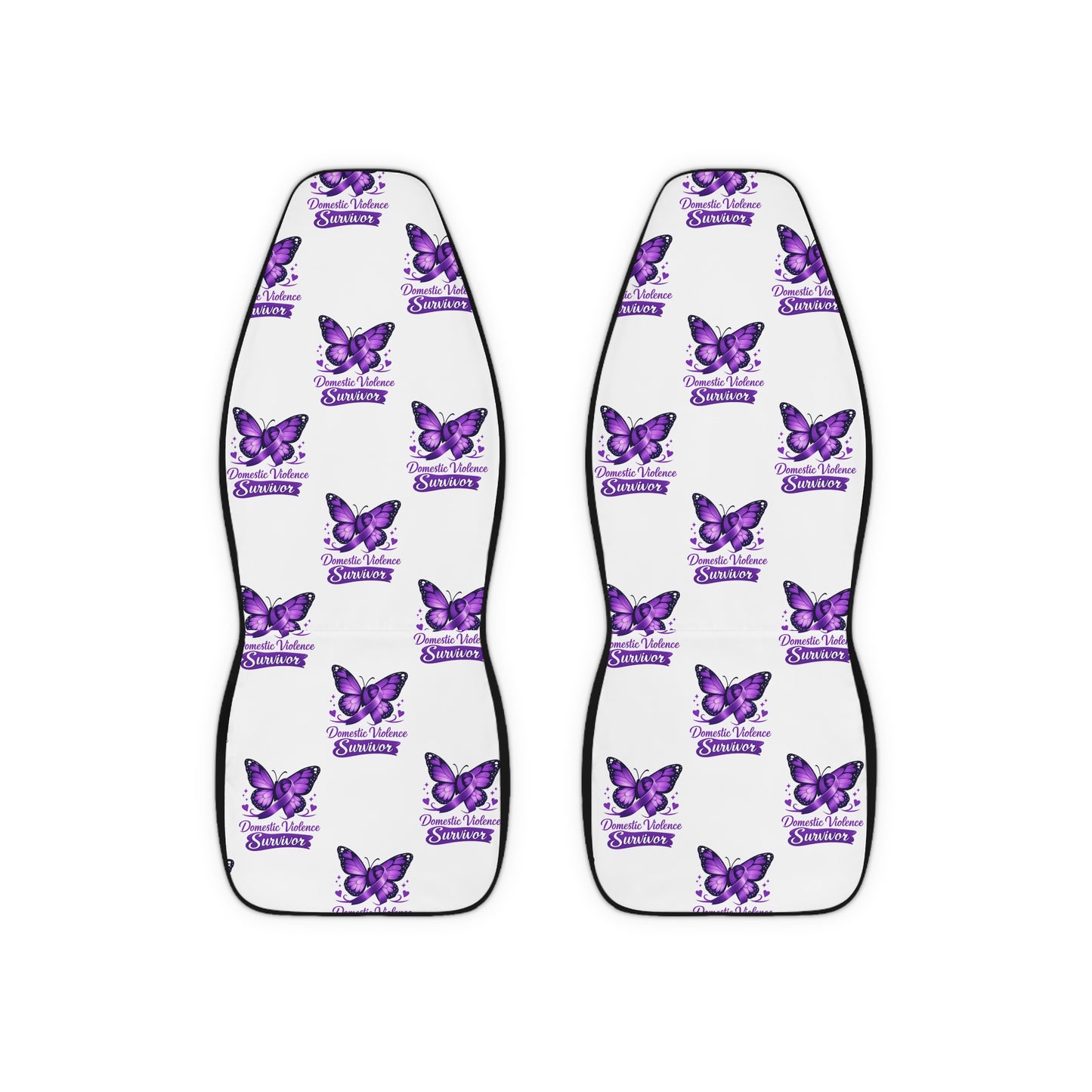 Butterfly Domestic Violence Survivor Tribute Polyester Seat Protectors