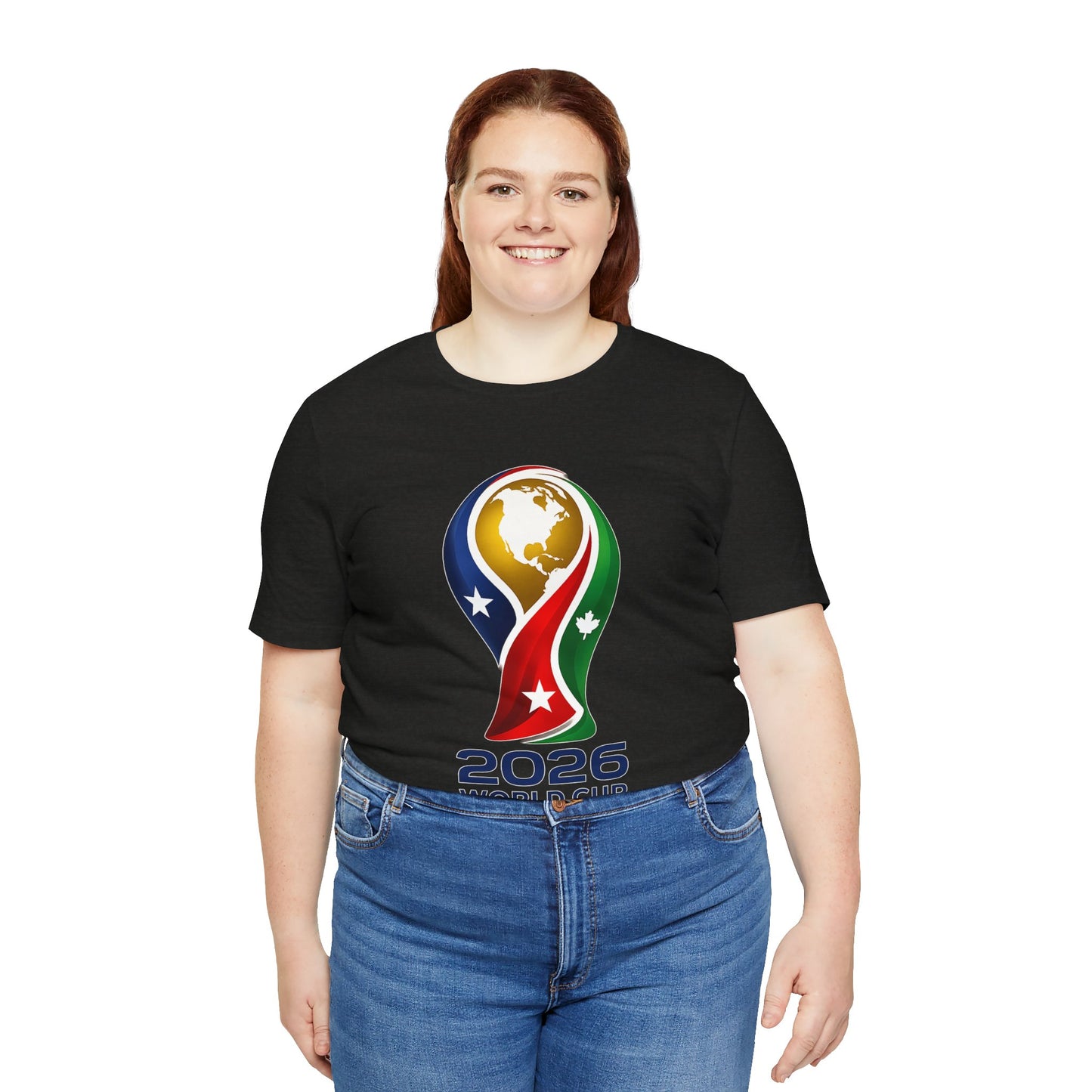 2026 World Cup Logo T‑Shirt – USA / Canada / Mexico Soccer Tee