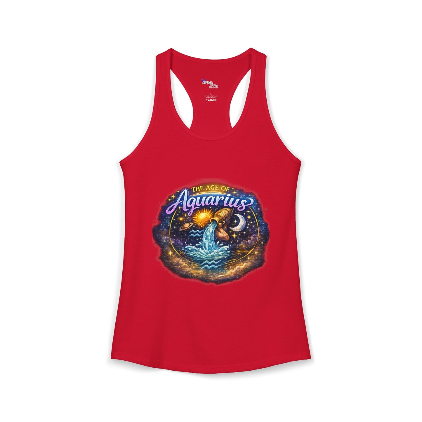 Womens Age of aqaurius Racerback Tank
