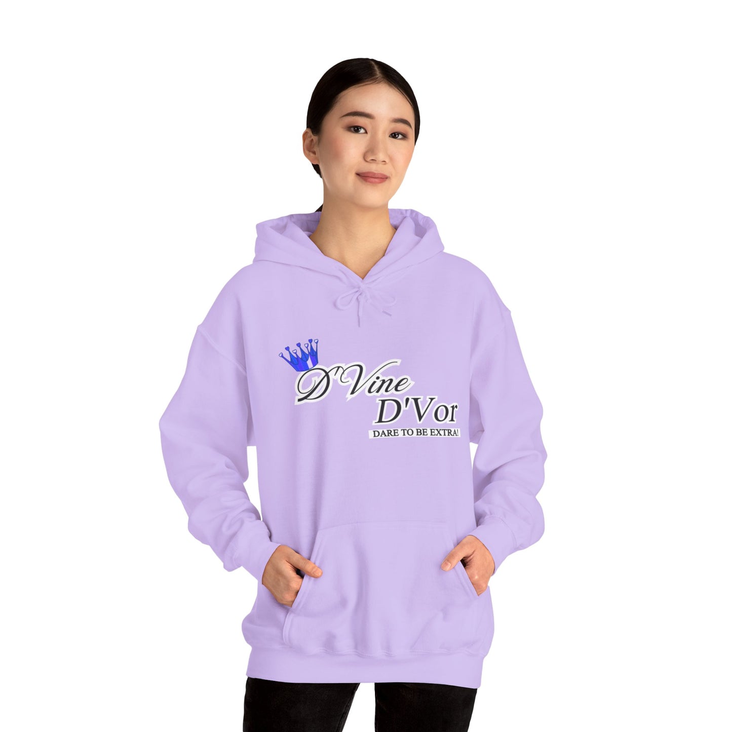 DVine DVor Dare to Be Extra Crown Logo Pullover