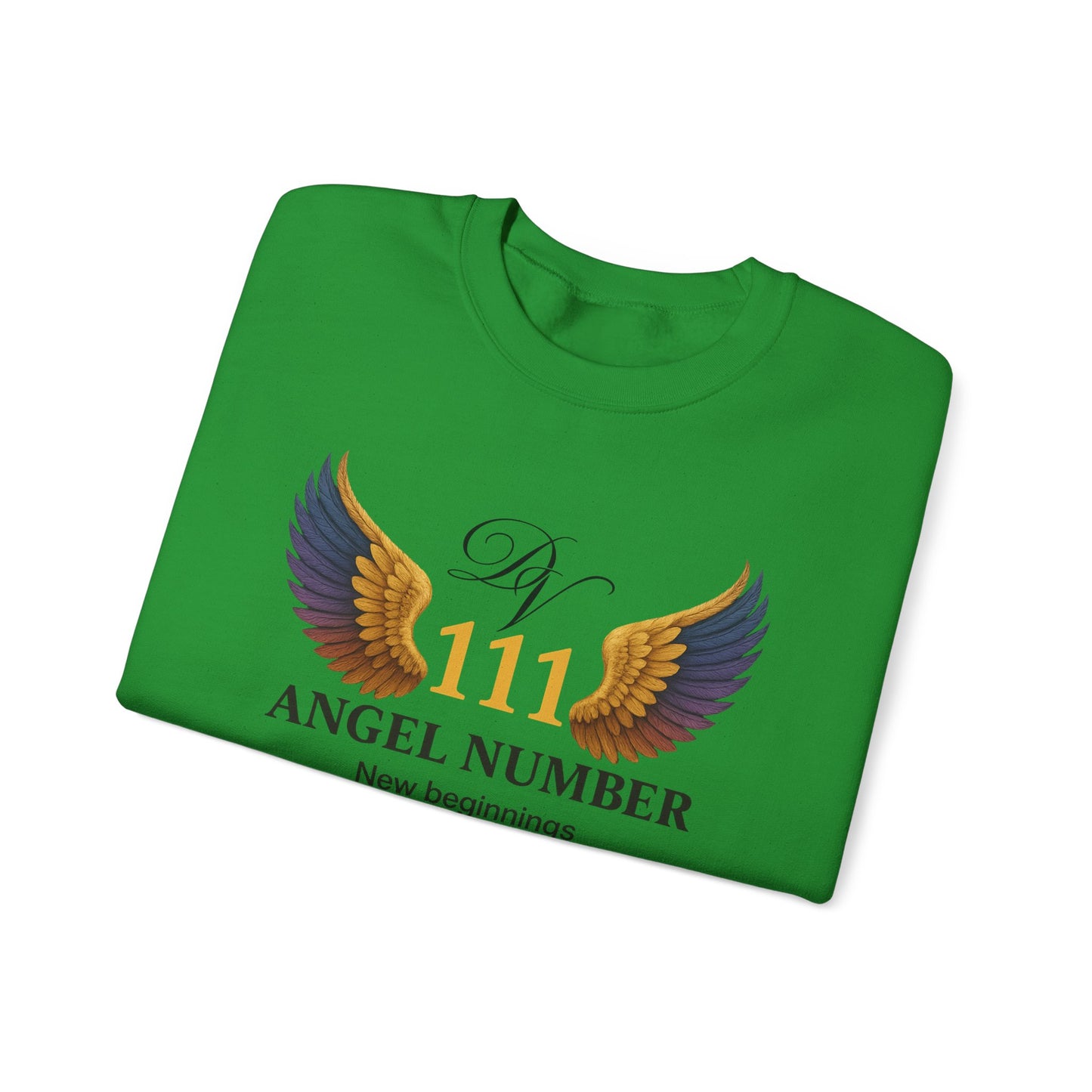 Angel Number 111 Spiritual Awakening Crewneck Manifestation & Alignment
