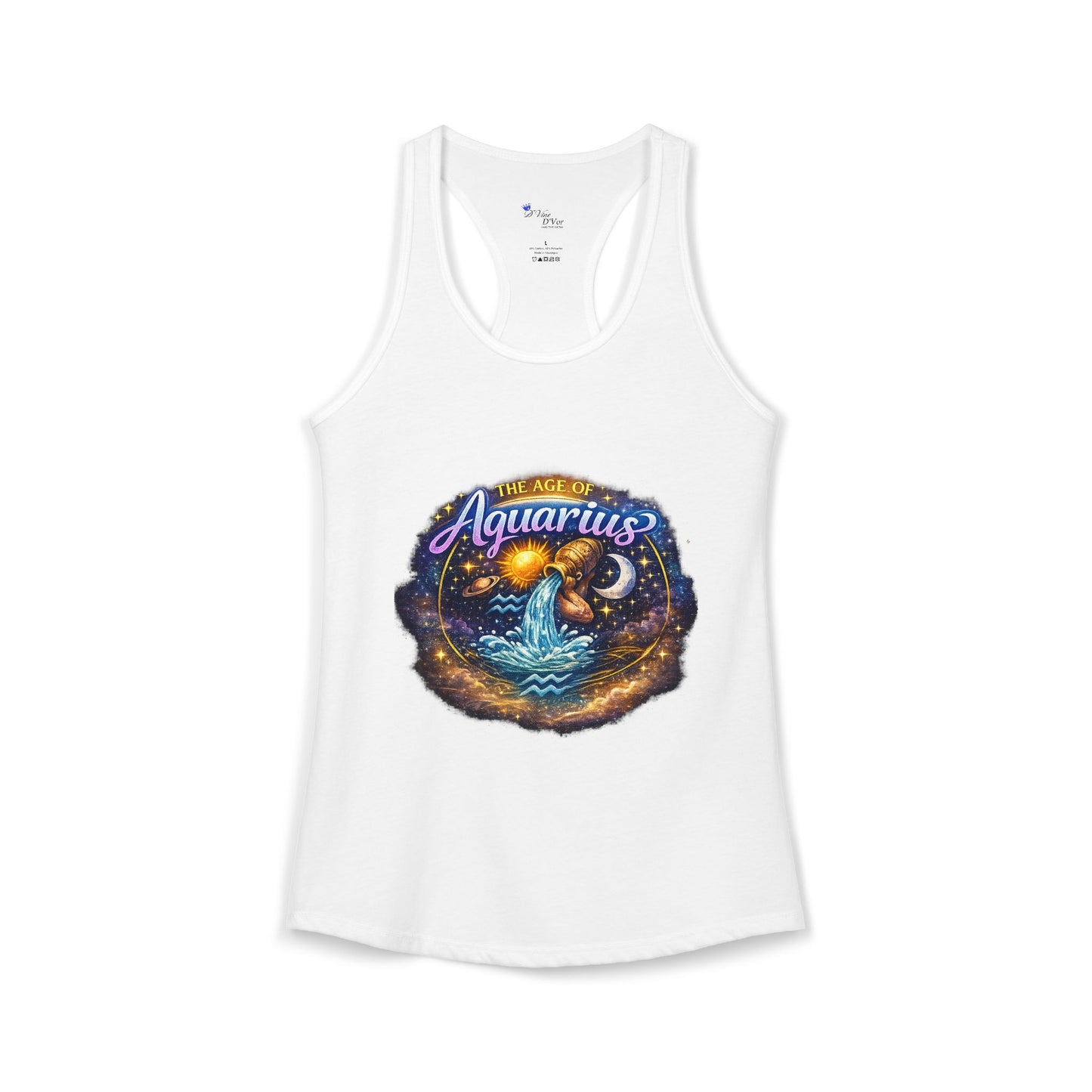 Womens Age of aqaurius Racerback Tank