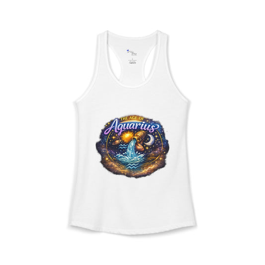 Womens Age of aqaurius Racerback Tank