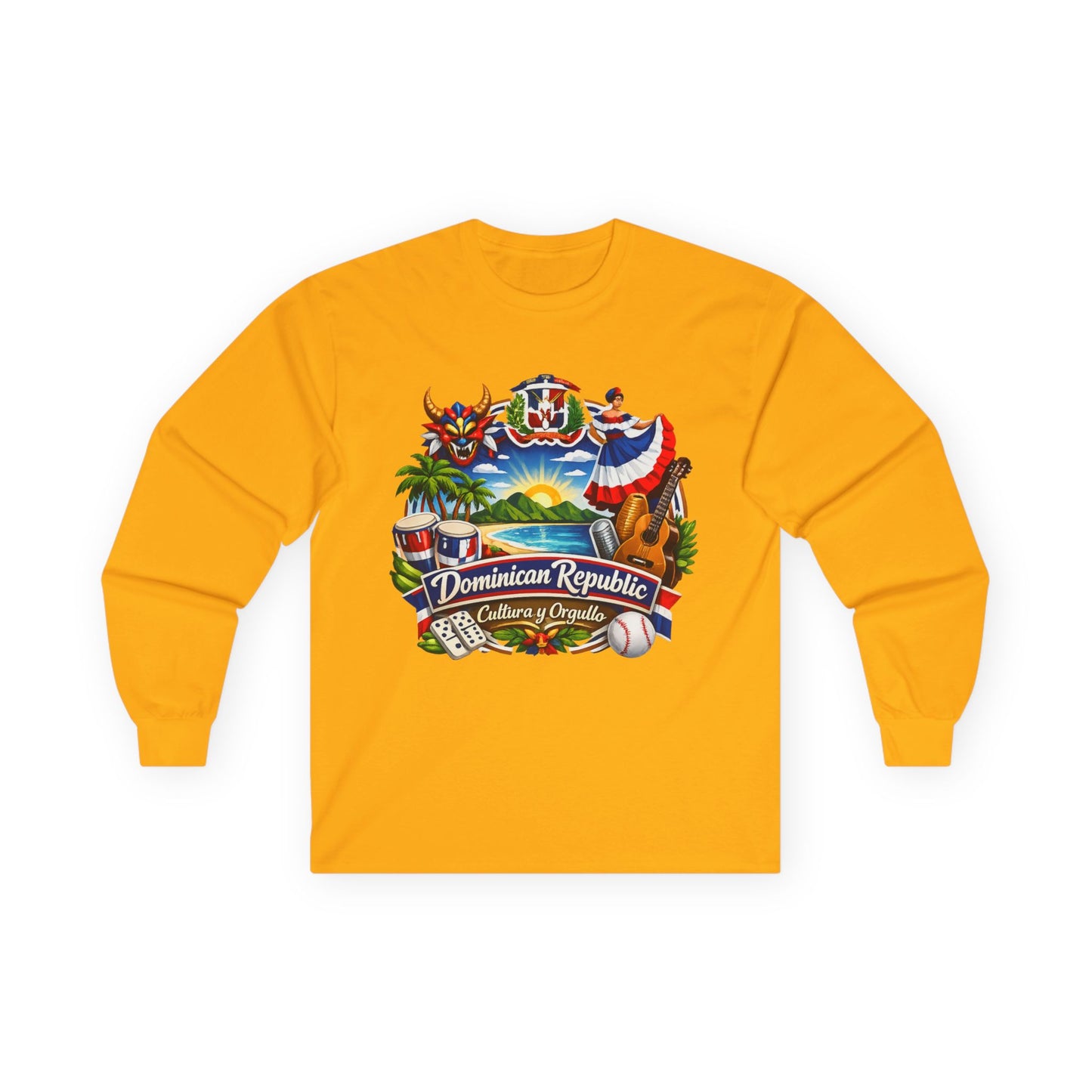 Dominican Republic Vintage Travel Long Sleeve Tee