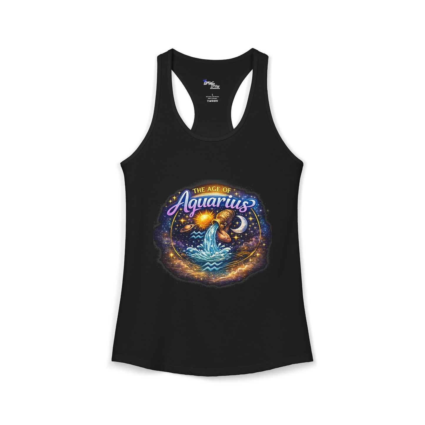 Womens Age of aqaurius Racerback Tank