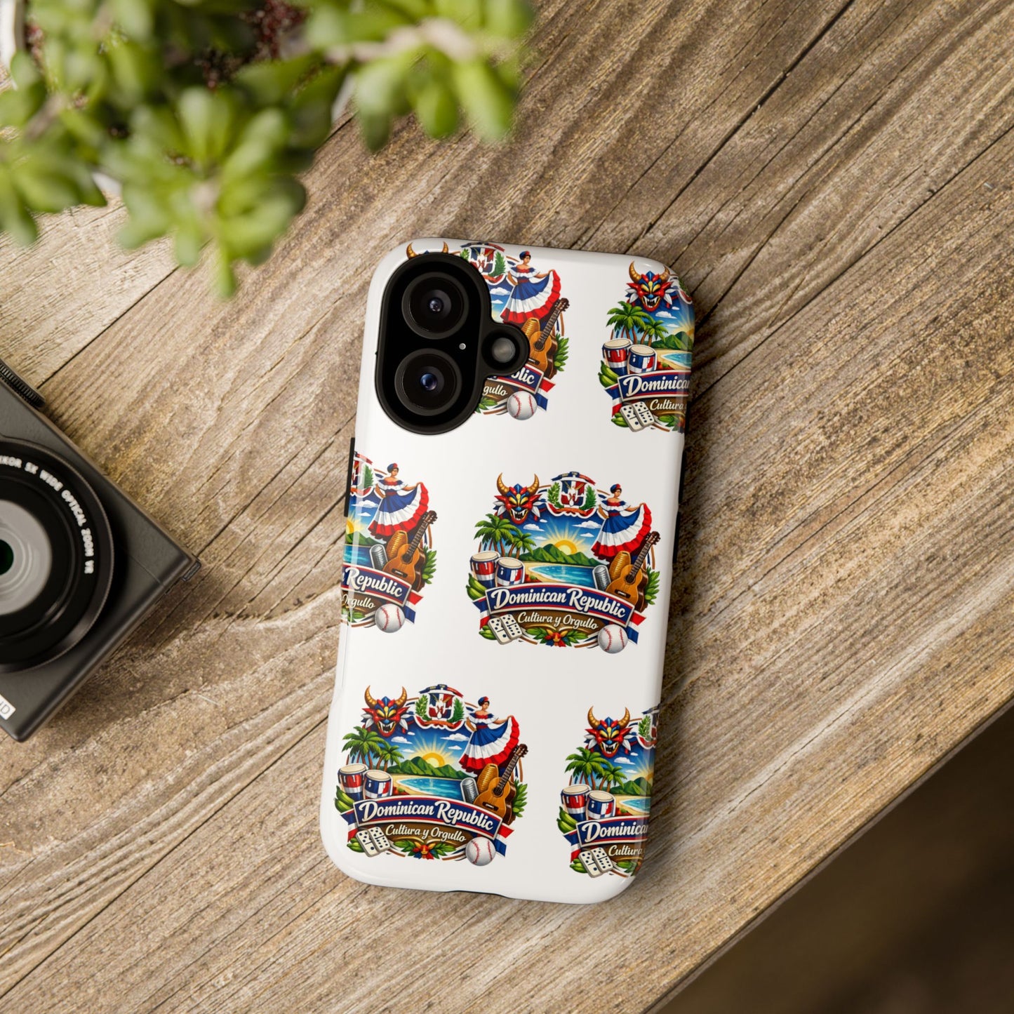 Dominican Republic Tropical Patriot Travel iPhone Cover