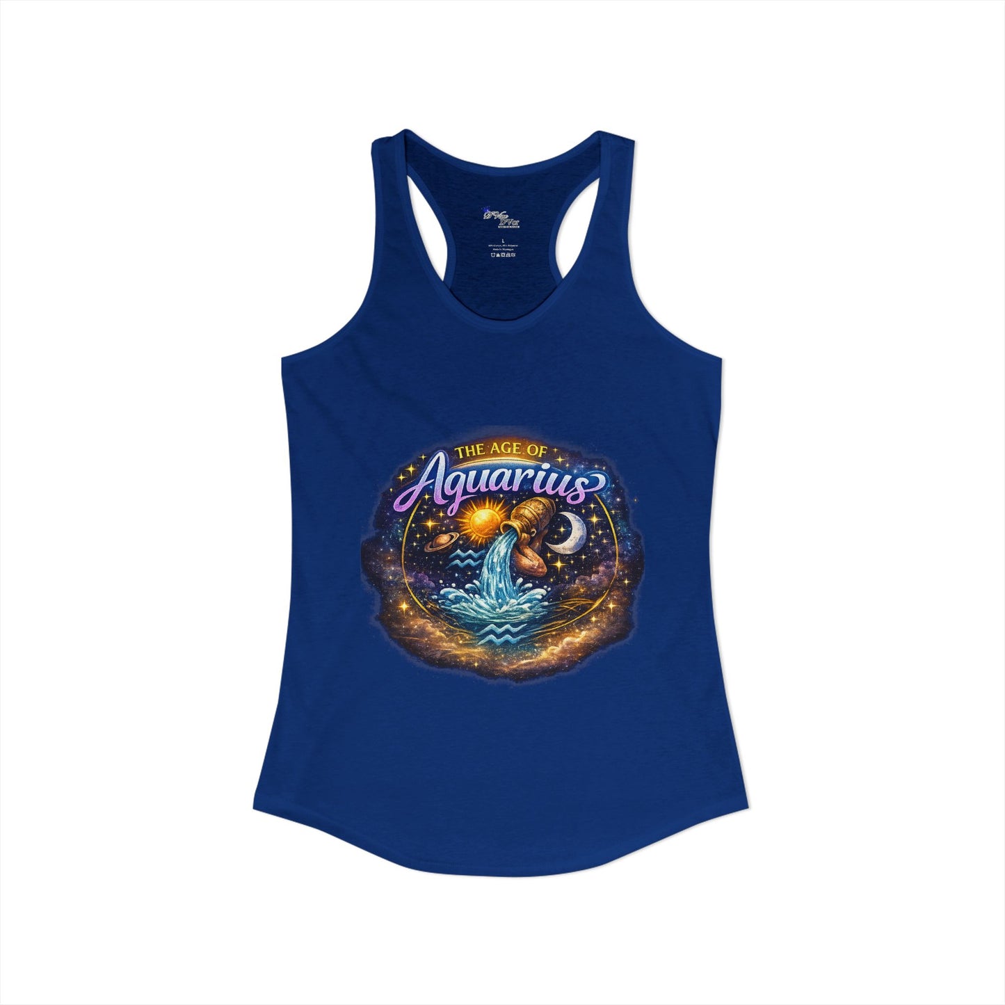Womens Age of aqaurius Racerback Tank