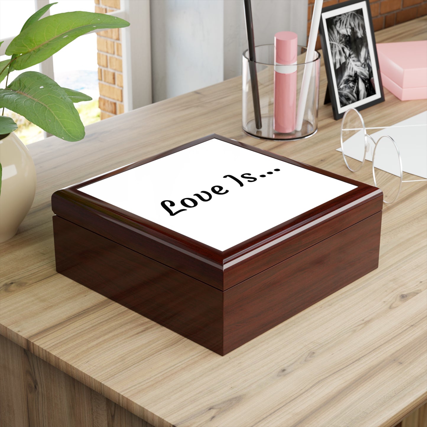 Love Is... Jewelry Box – Romantic Keepsake Gift for Couples