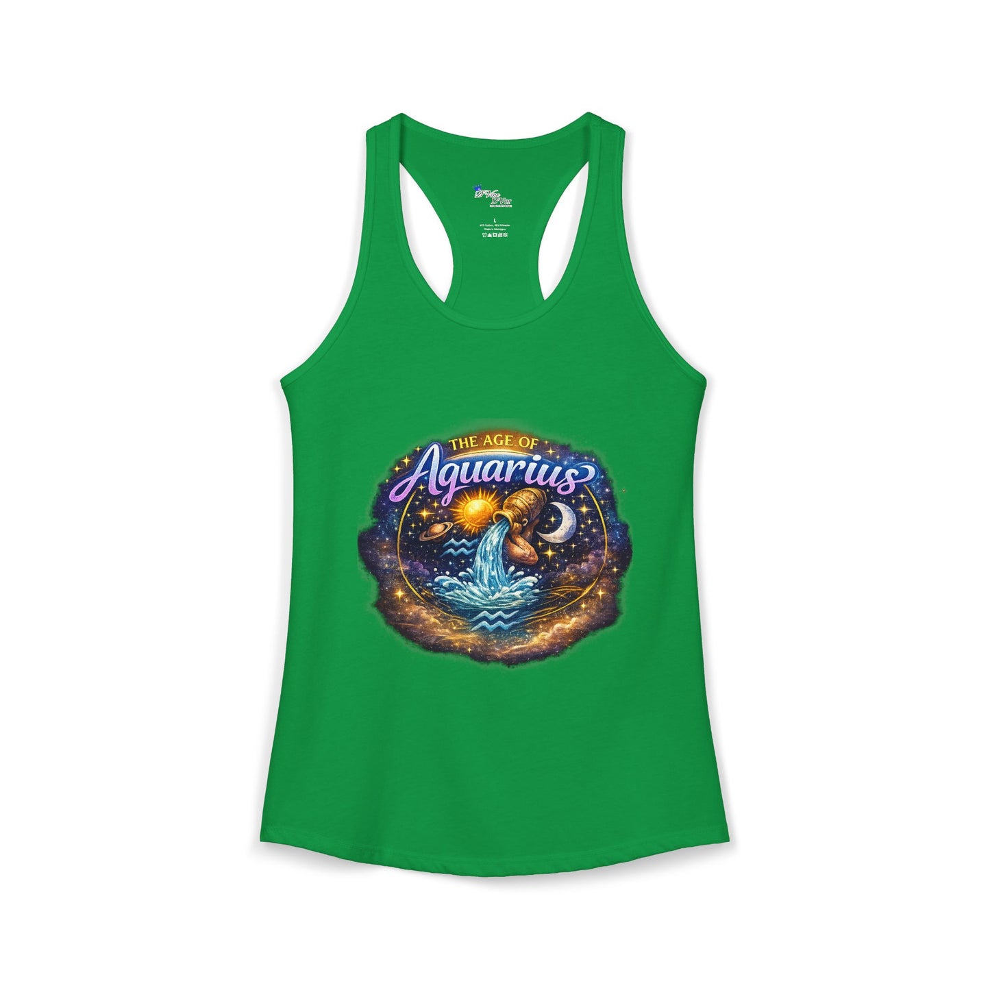 Womens Age of aqaurius Racerback Tank