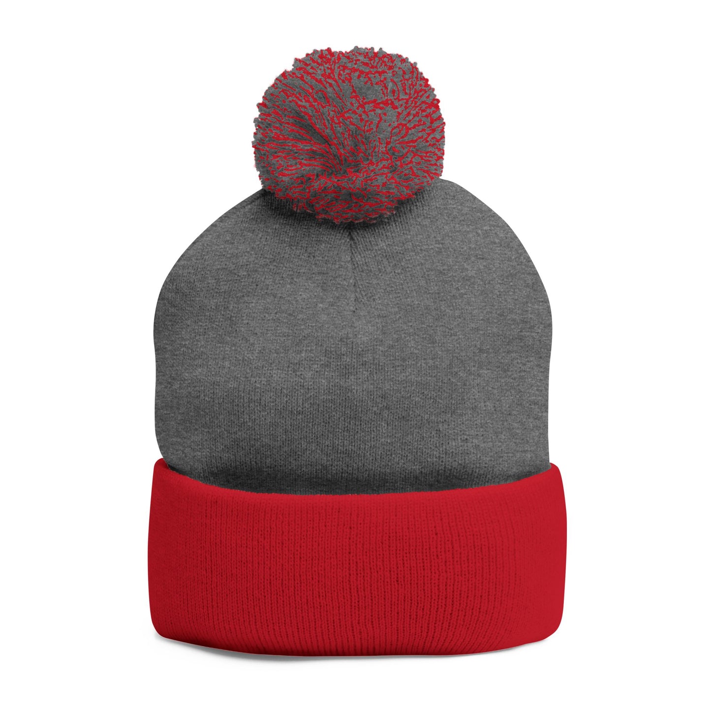DVine Dvor Embroidered Pom-Pom Beanie