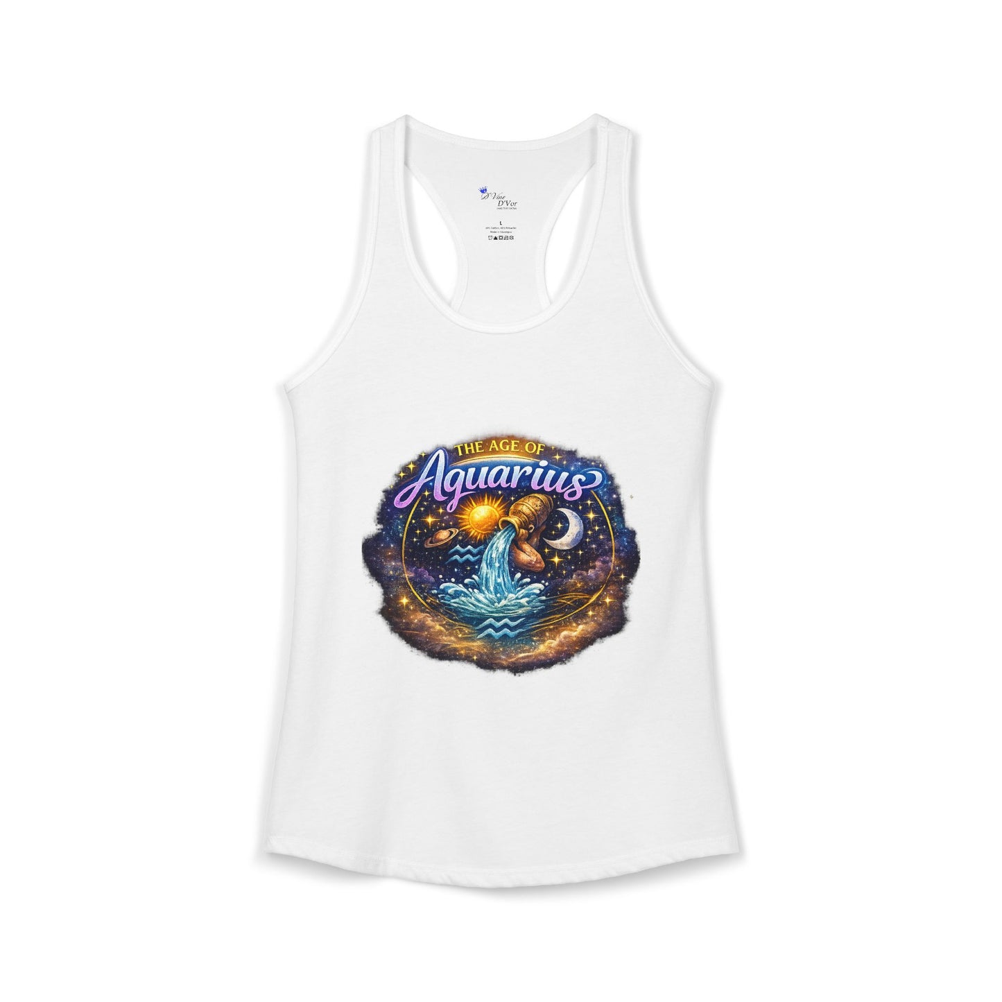 Womens Age of aqaurius Racerback Tank