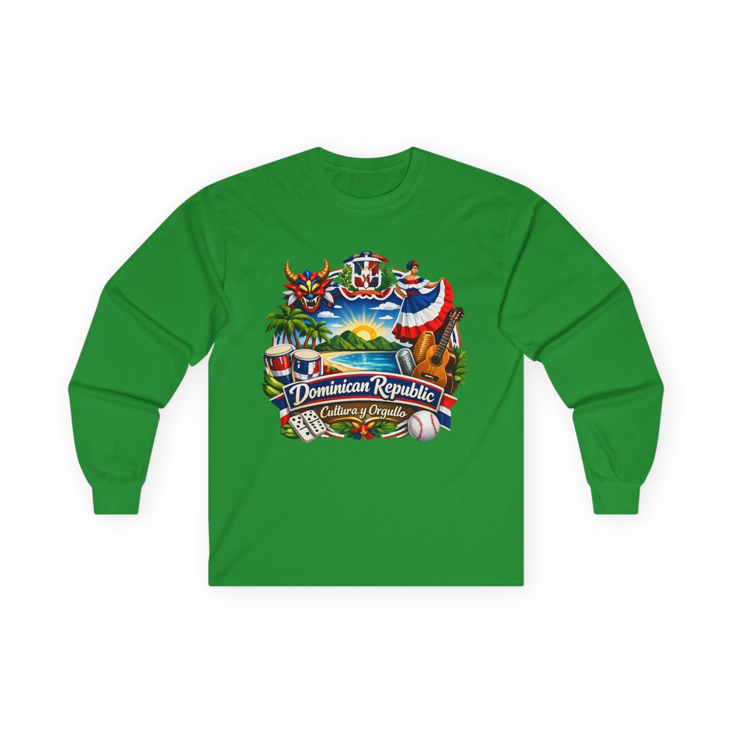 Dominican Republic Vintage Travel Long Sleeve Tee