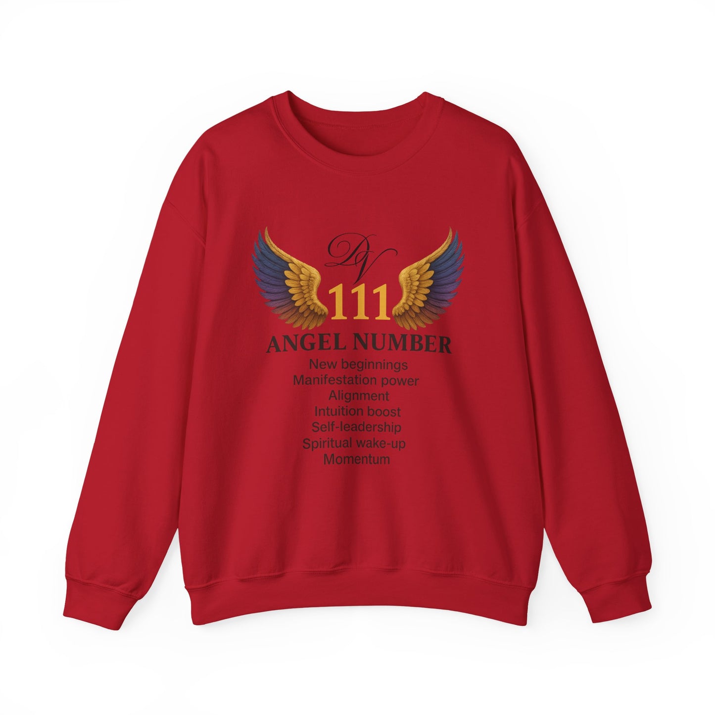 Angel Number 111 Spiritual Awakening Crewneck Manifestation & Alignment