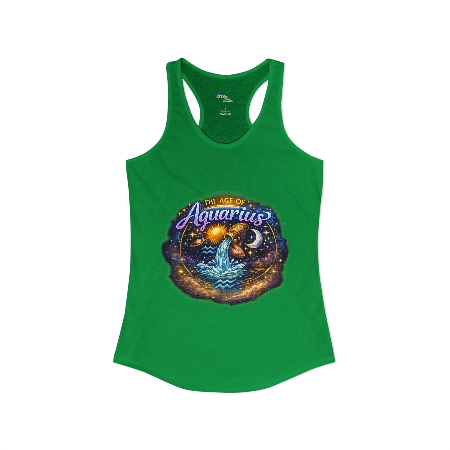 Womens Age of aqaurius Racerback Tank