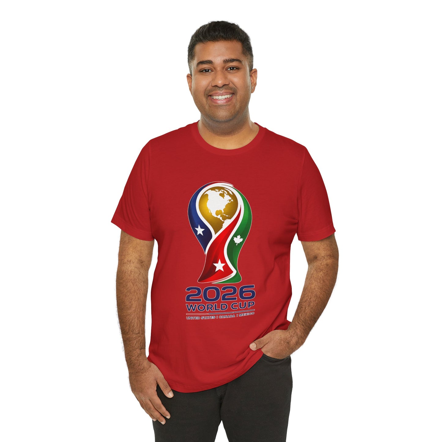 2026 World Cup Logo T‑Shirt – USA / Canada / Mexico Soccer Tee