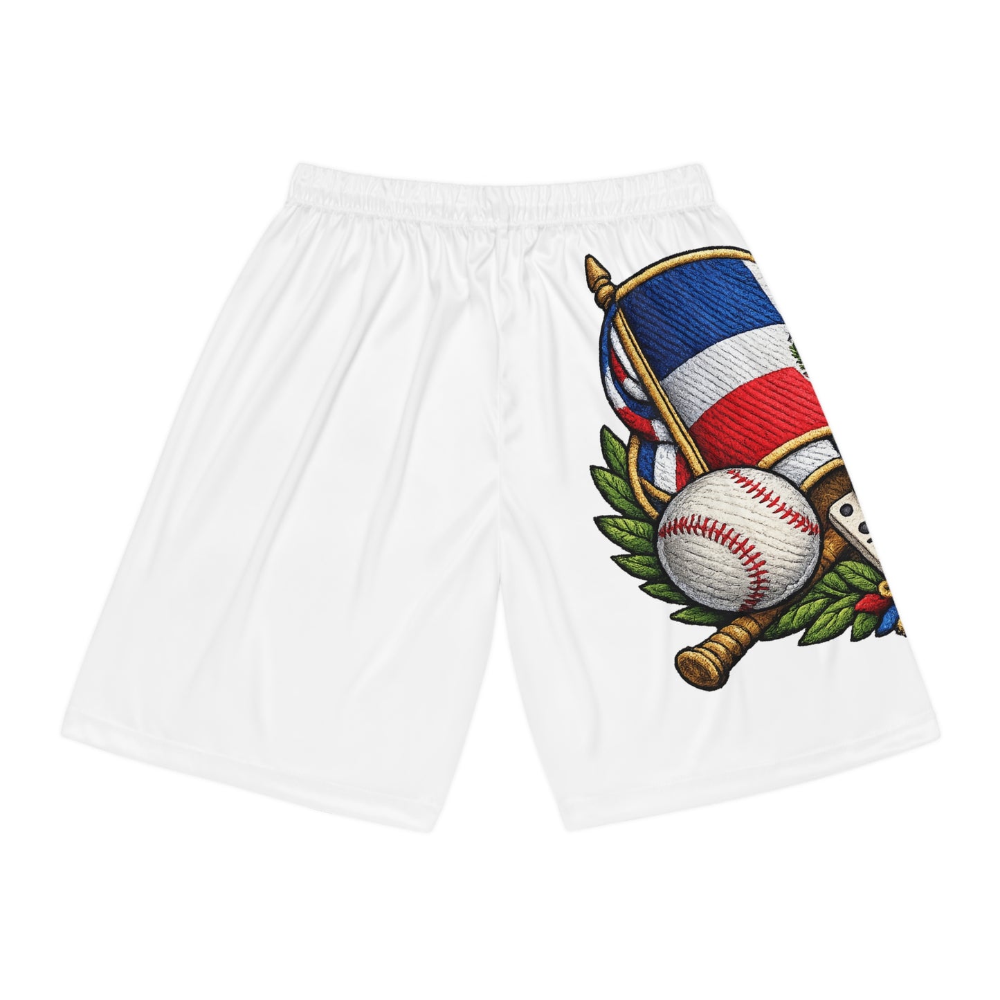 Dominican Baseball Crest Basketball Shorts