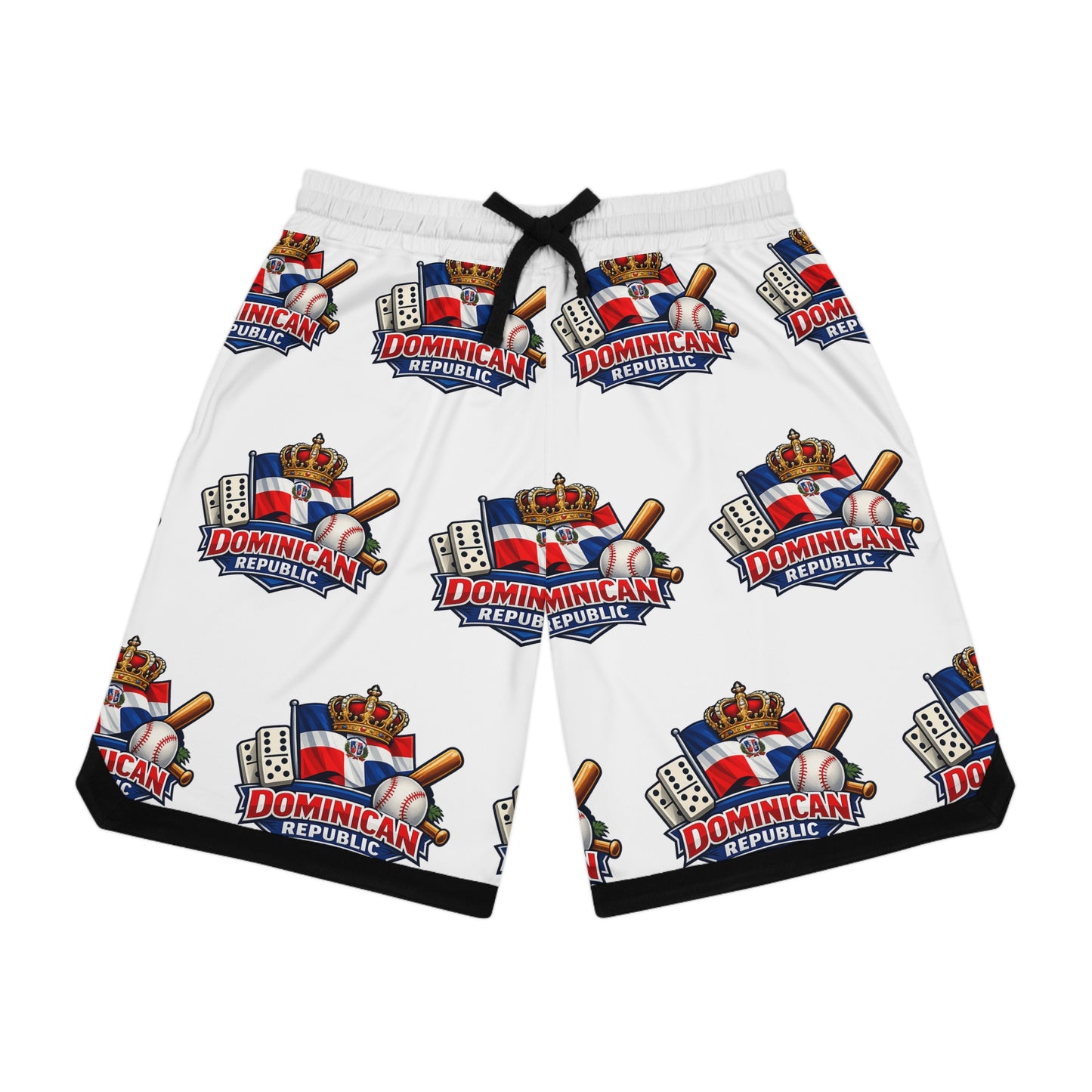Dominican Republic Baseball Logo Rib Shorts