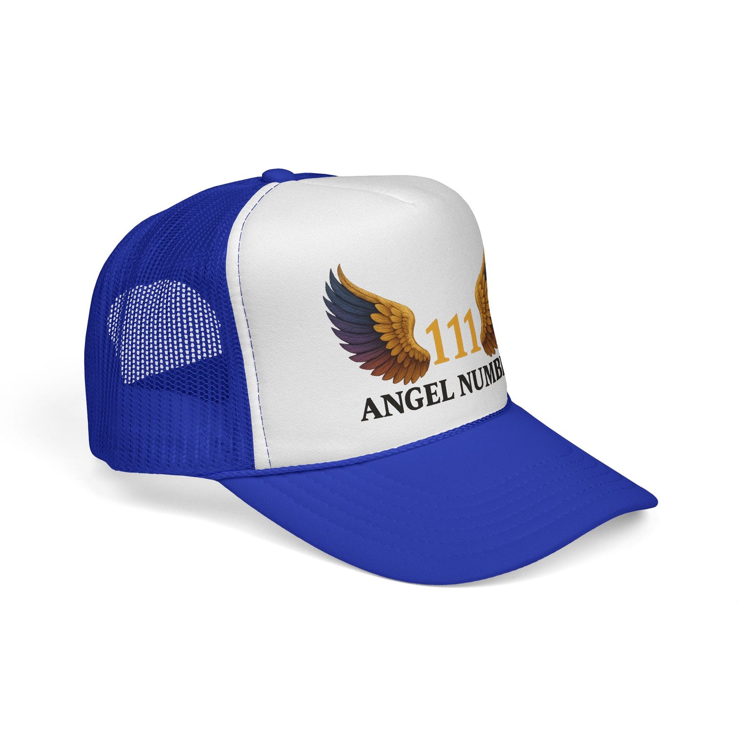 Trucker Cap 111 Angel Number Wings Spiritual Mesh Hat