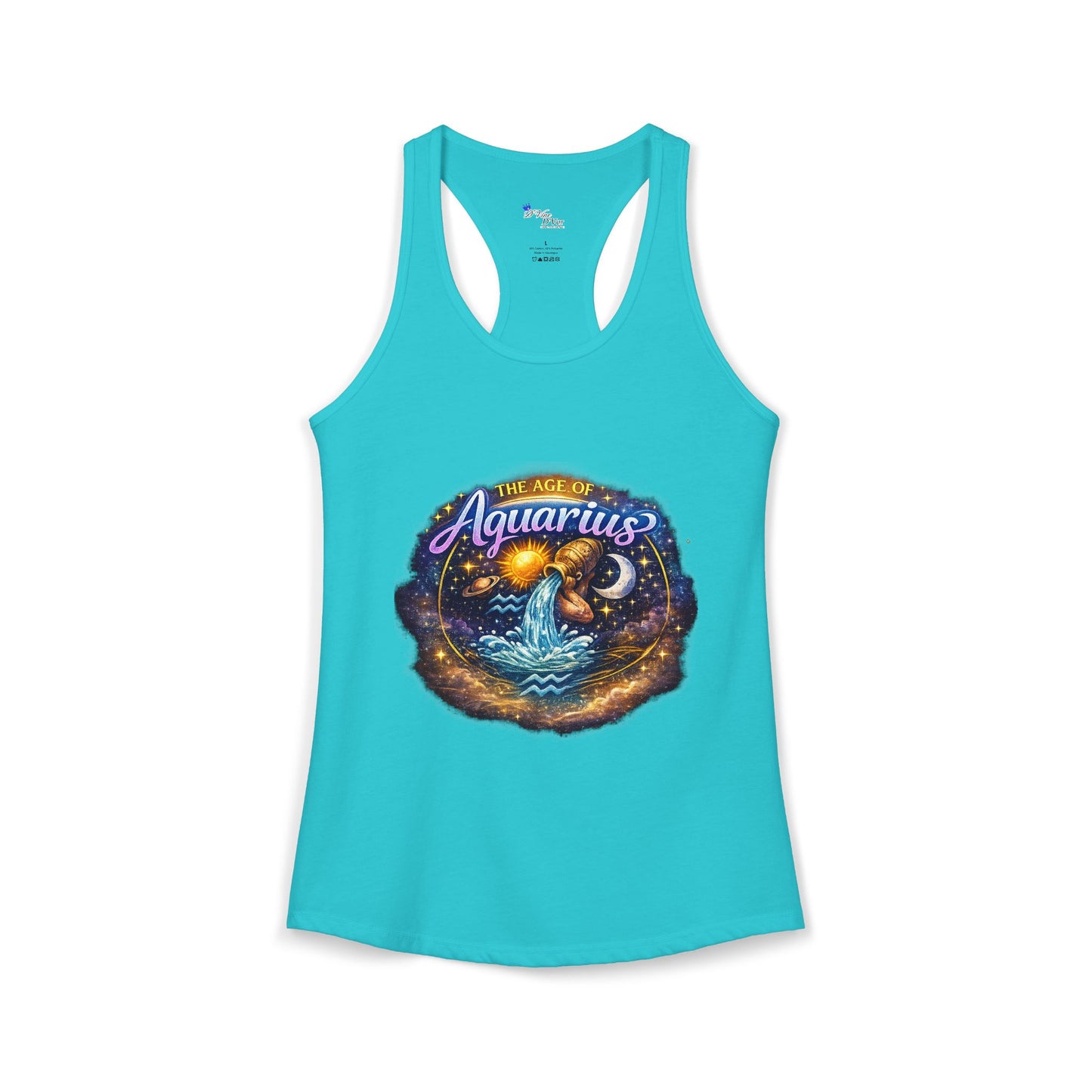 Womens Age of aqaurius Racerback Tank