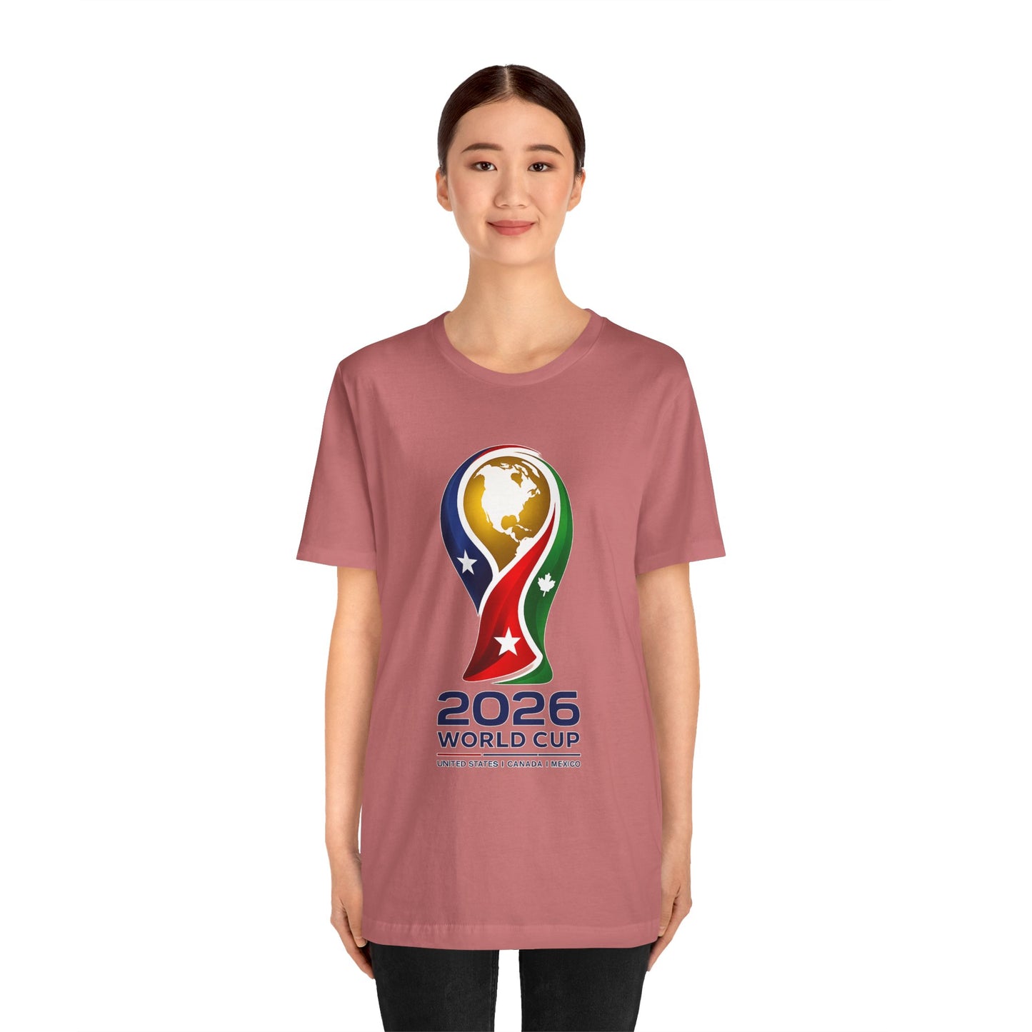 2026 World Cup Logo T‑Shirt – USA / Canada / Mexico Soccer Tee
