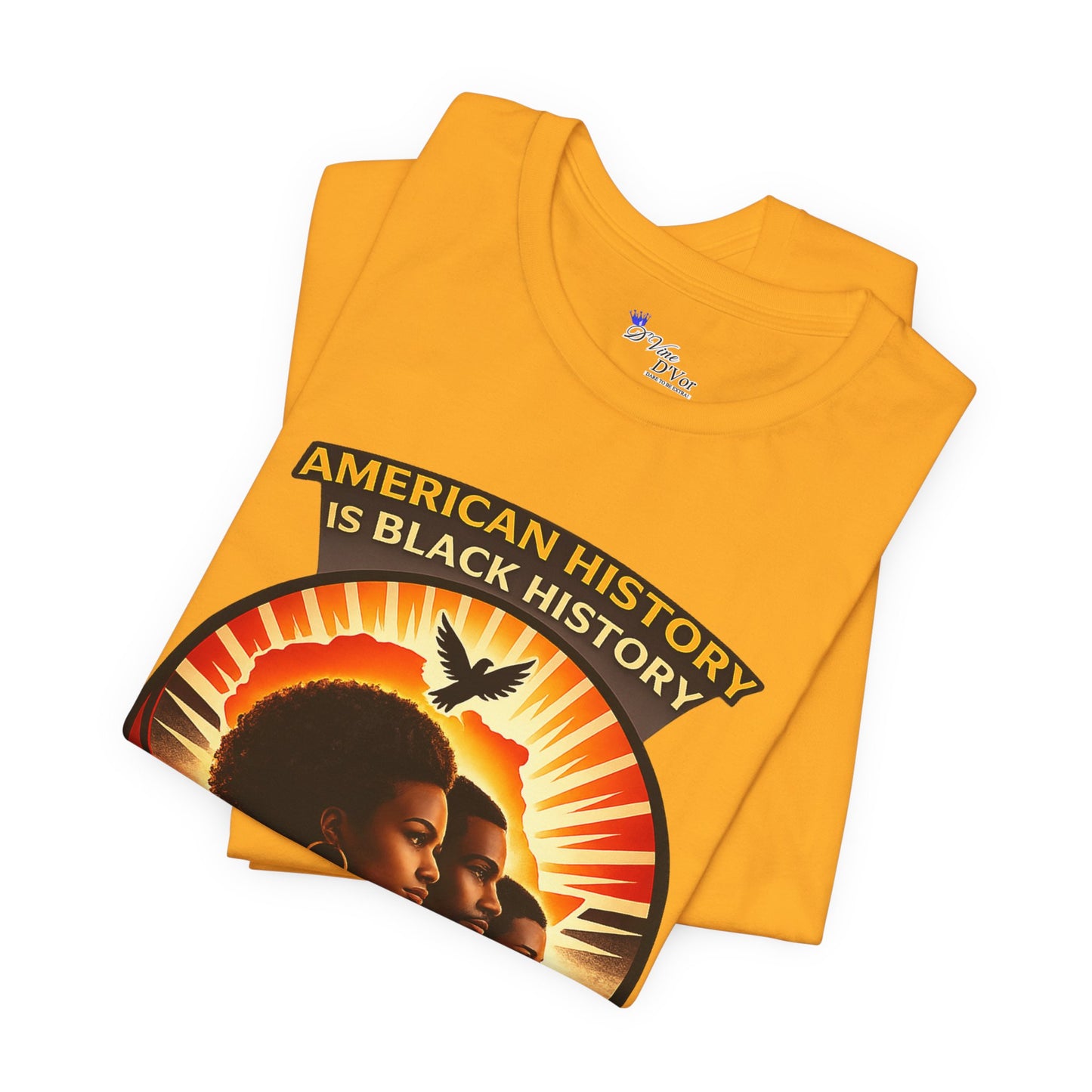 History Tee — "American History Is Black History" Graphic T-Shirt