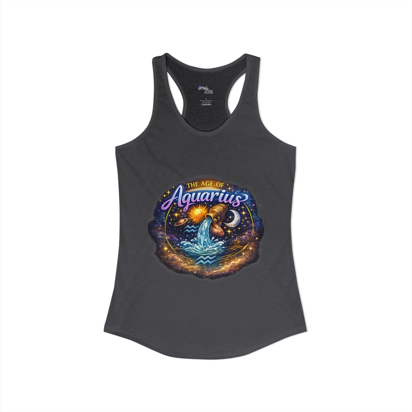 Womens Age of aqaurius Racerback Tank