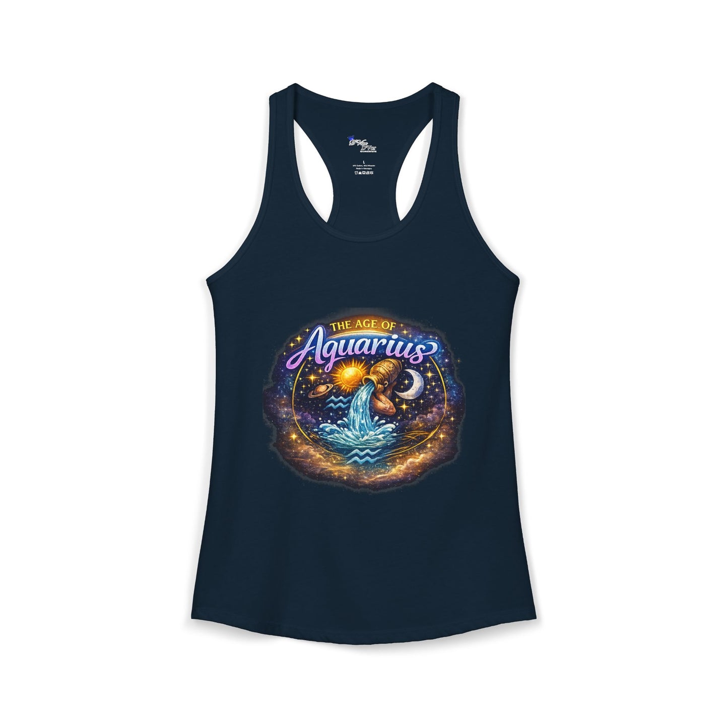 Womens Age of aqaurius Racerback Tank