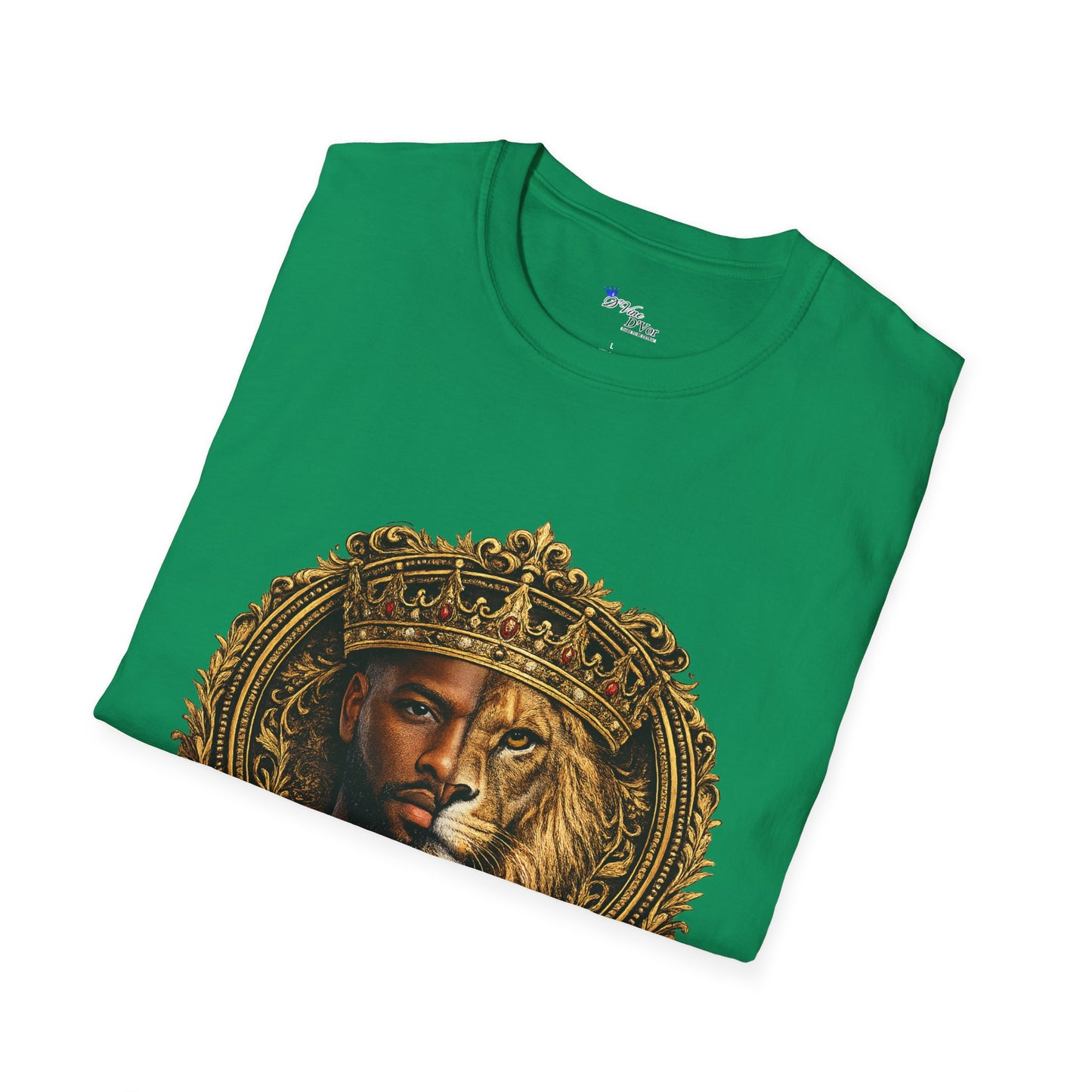 King of All Kings T-Shirt — Regal Lion & Crown Christian Faith Tee