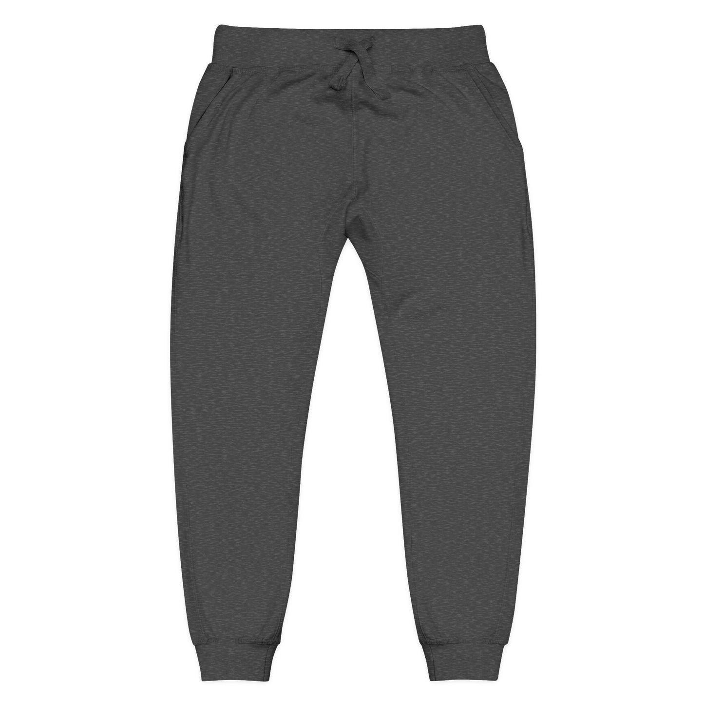 Embroidered Monogram Fleece Sweatpants — Cozy Coral Joggers