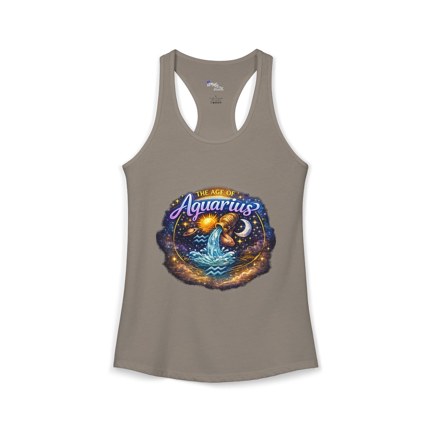 Womens Age of aqaurius Racerback Tank