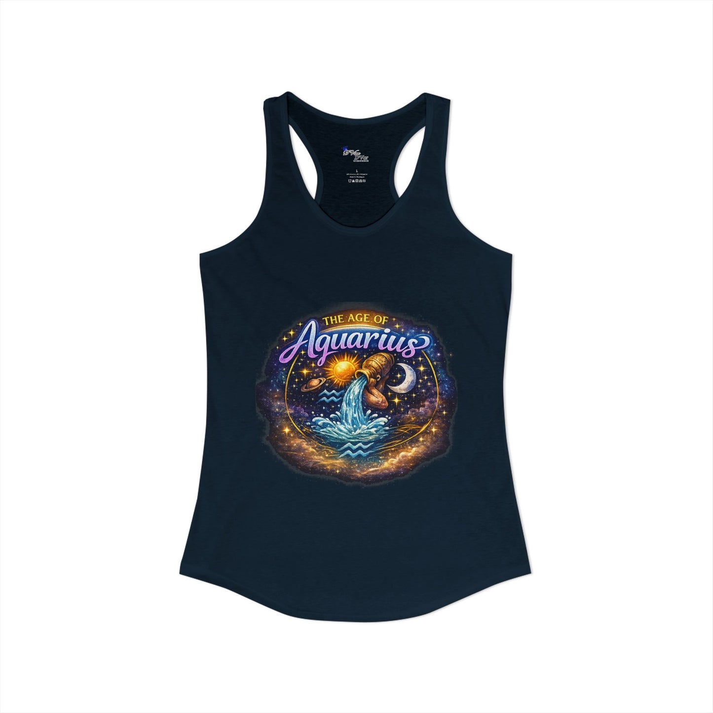 Womens Age of aqaurius Racerback Tank