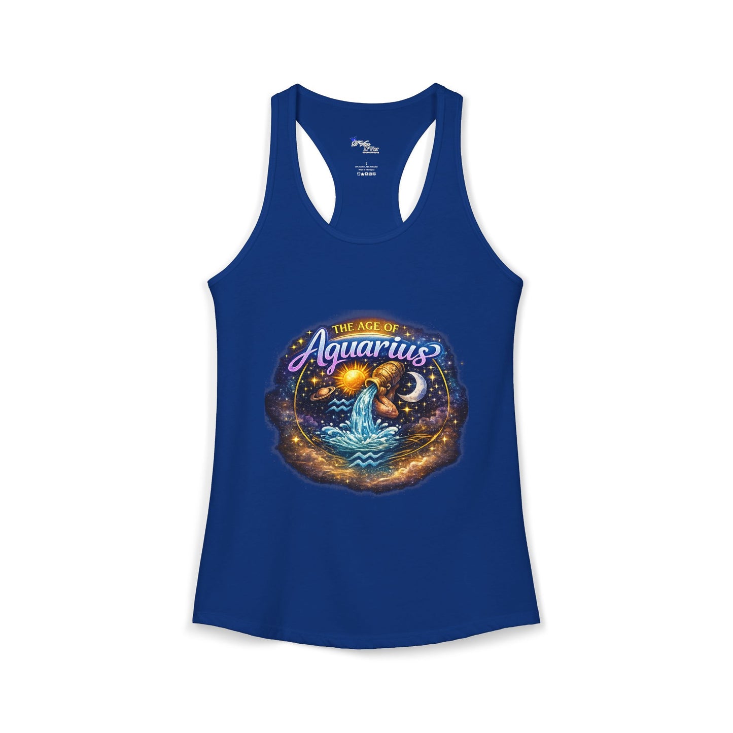 Womens Age of aqaurius Racerback Tank