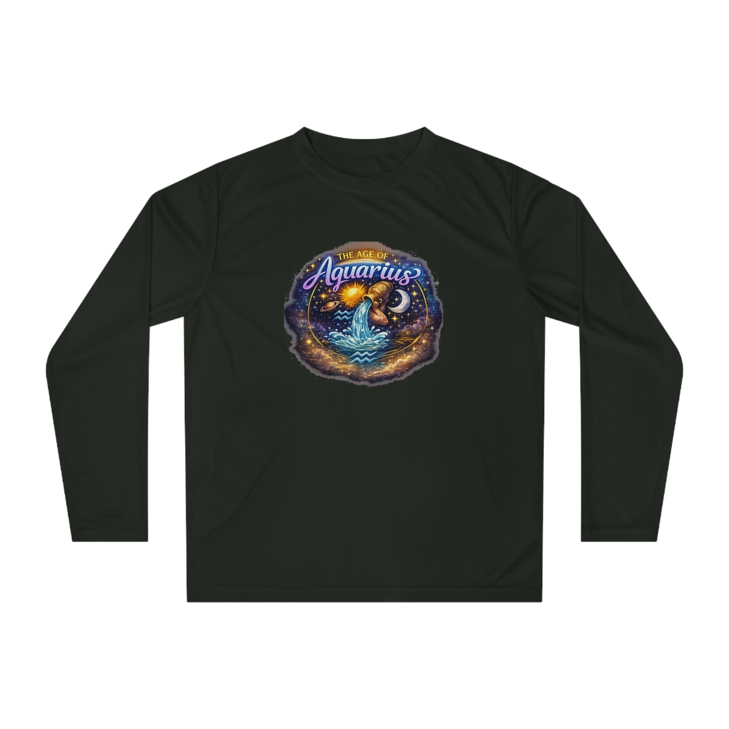 Aquarius Zodiac Long Sleeve Shirt