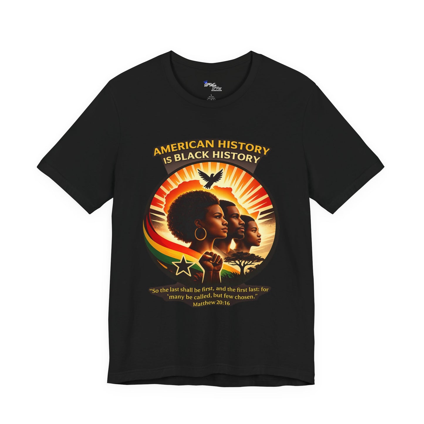 History Tee — "American History Is Black History" Graphic T-Shirt