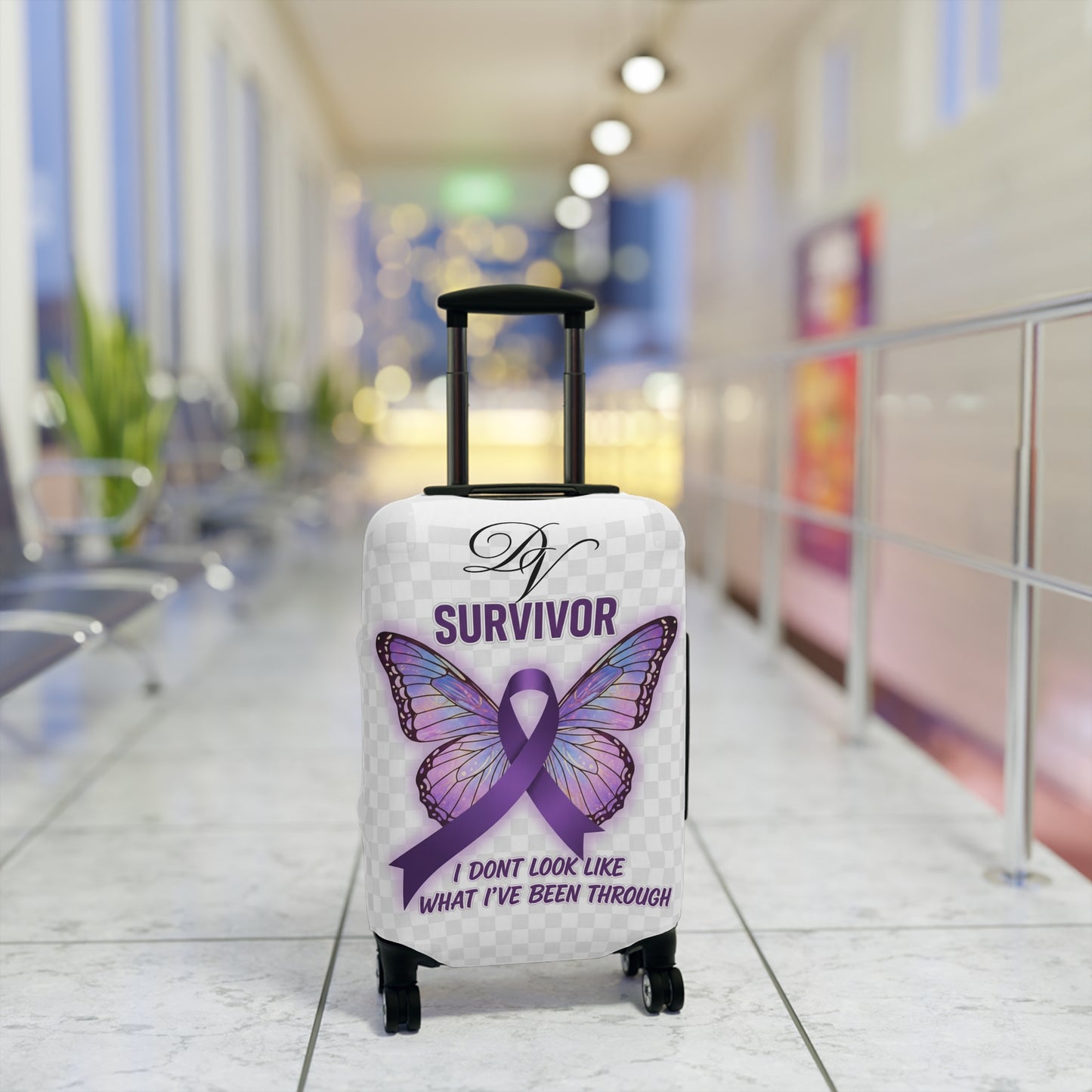 Survivor Luggage Cover I Don’t Look Like What I’ve Been Through